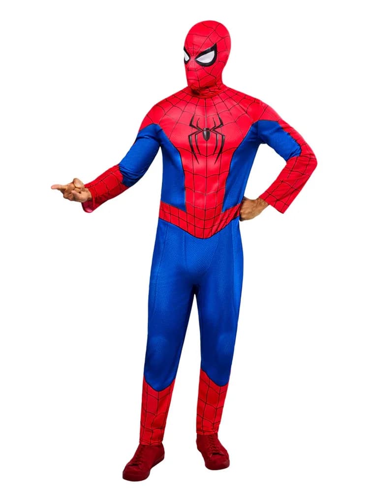 Adults Spider-Man Printed Jumpsuit Costume