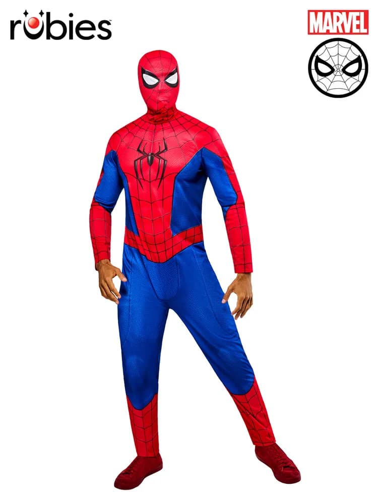 Adults Spider-Man Printed Jumpsuit Costume