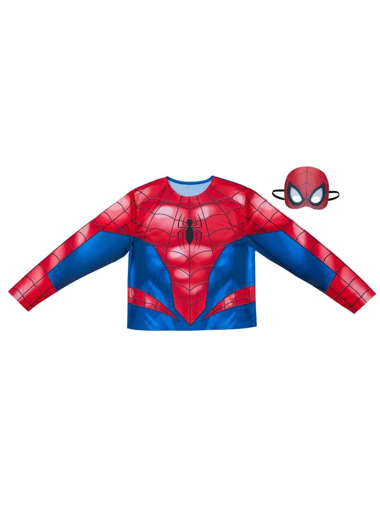 Adults Spider-Man Costume Top & Mask