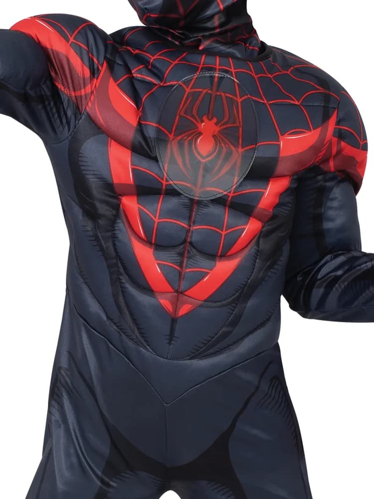 Kids Miles Morales Deluxe Lenticular Costume