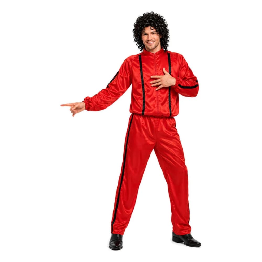 Adults Red Popstar Suit Costume