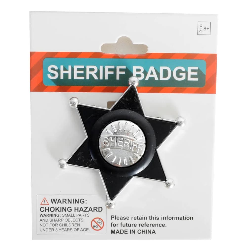 Black Sheriff Badge