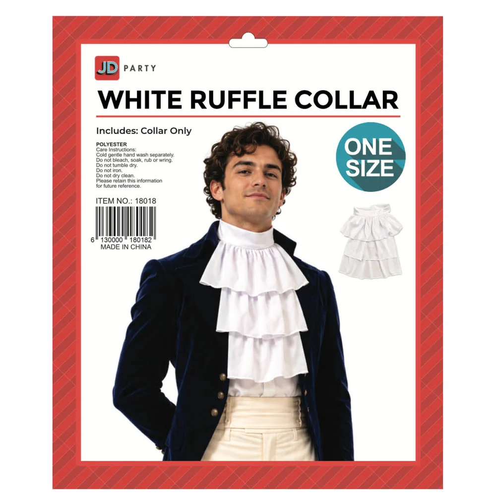 White Ruffle Collar