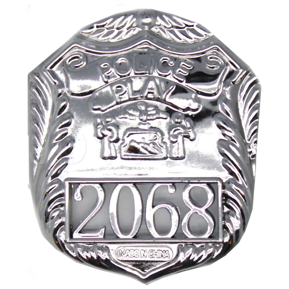 Silver Police Badge