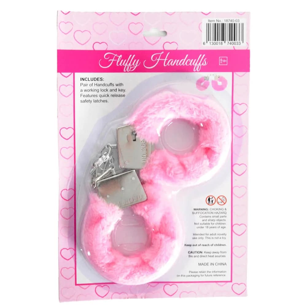 Pink Fluffy Handcuffs