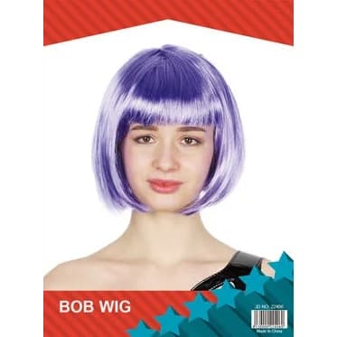 Purple Bob Wig