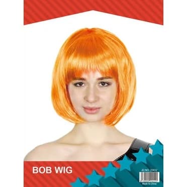 Orange Bob Wig