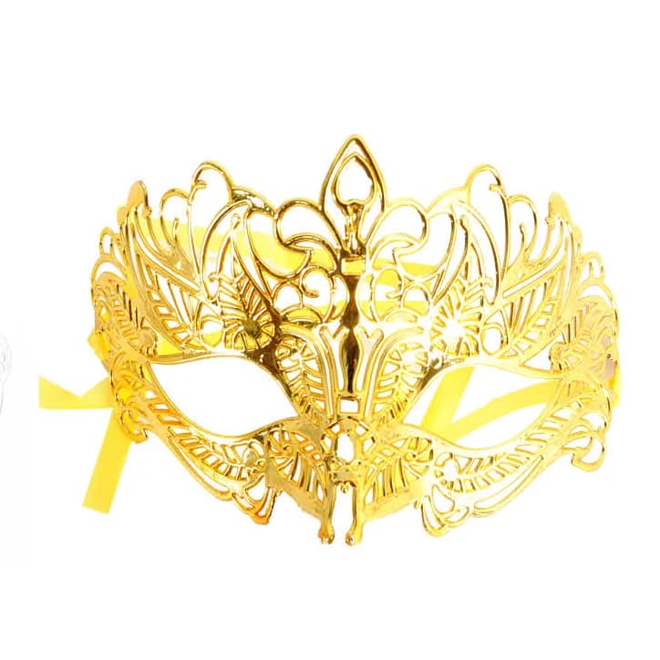 Gold Filigree Masquerade Mask