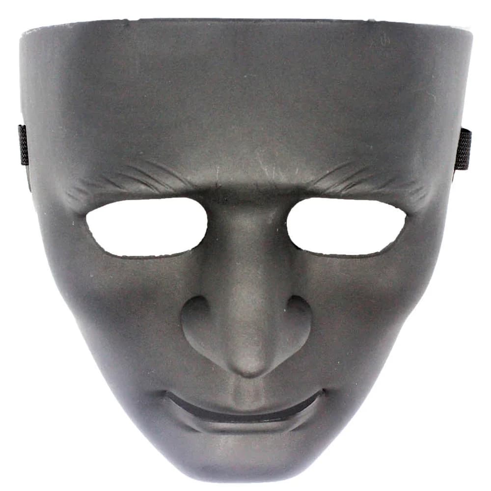 Plain Black Full Face Mask