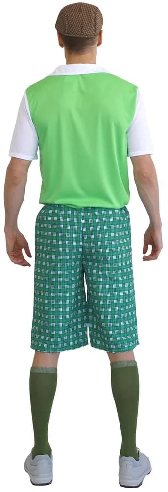 Adults Green Golf Pro Costume - back view