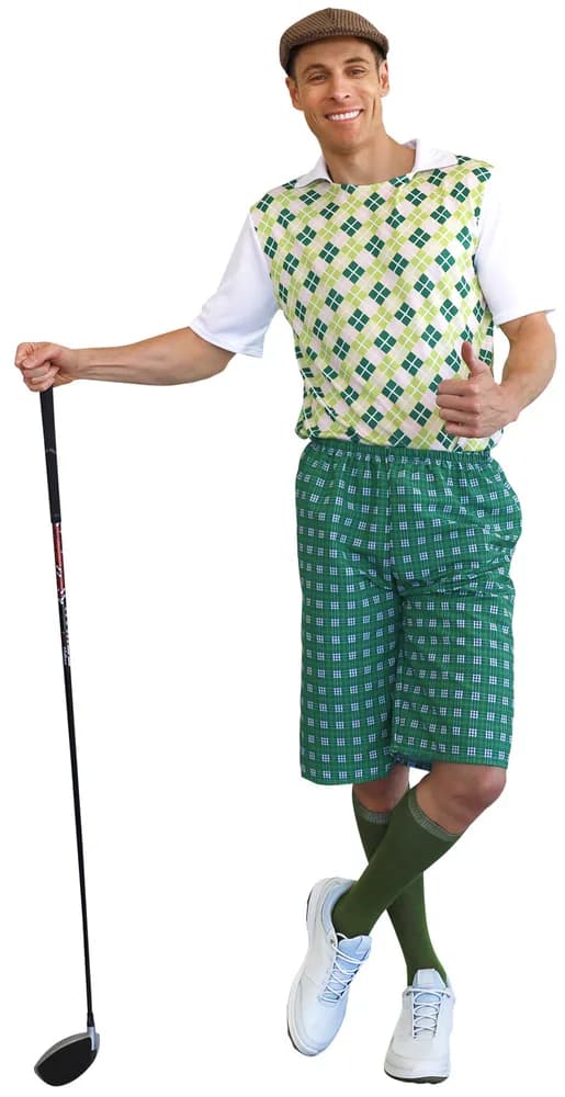 Adults Green Golf Pro Costume