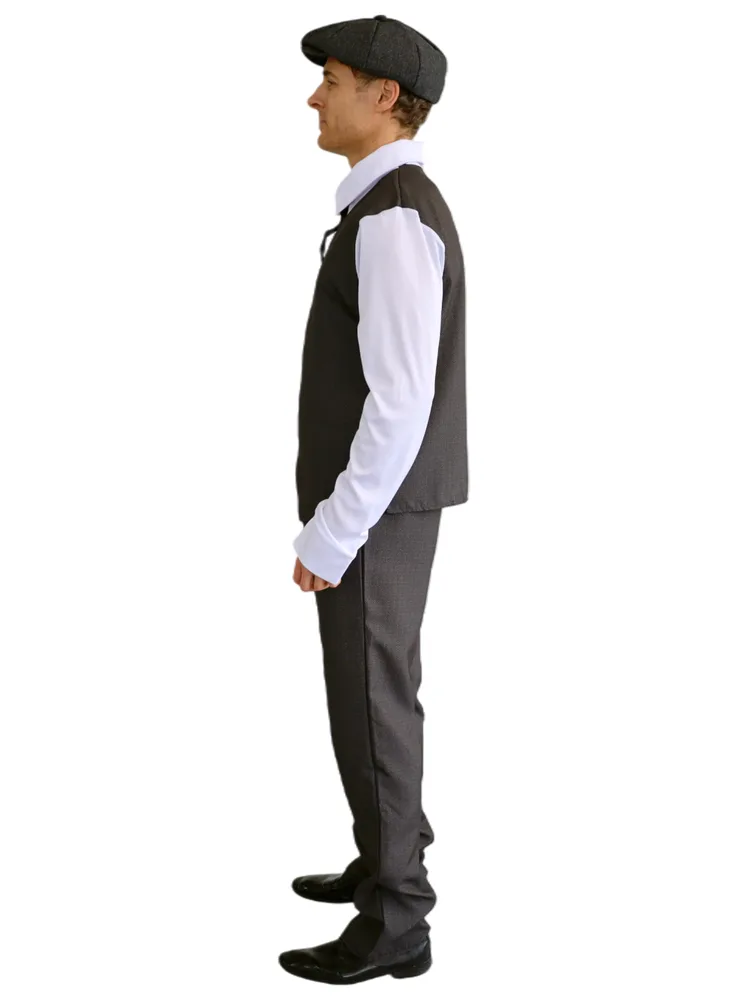 Adults 1920s English Gangster Costume - side view