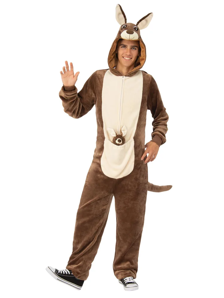 Adults Kangaroo Furry Onesie Costume