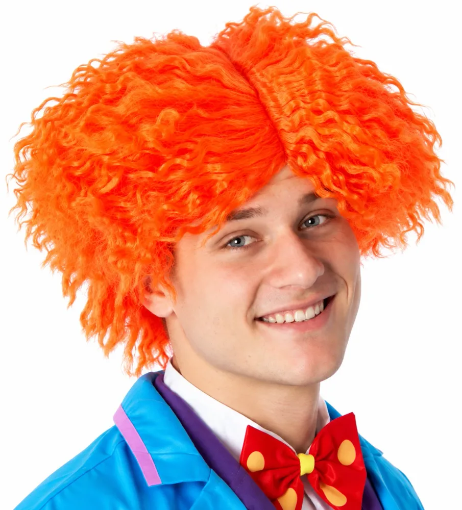 Orange Mad Hatter Wig