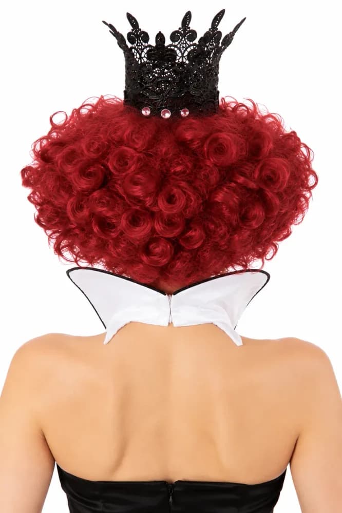 Red Curly Queen of Hearts Wig