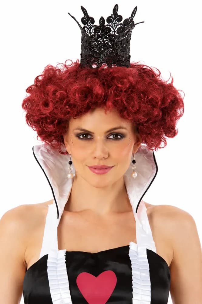 Red Curly Queen of Hearts Wig