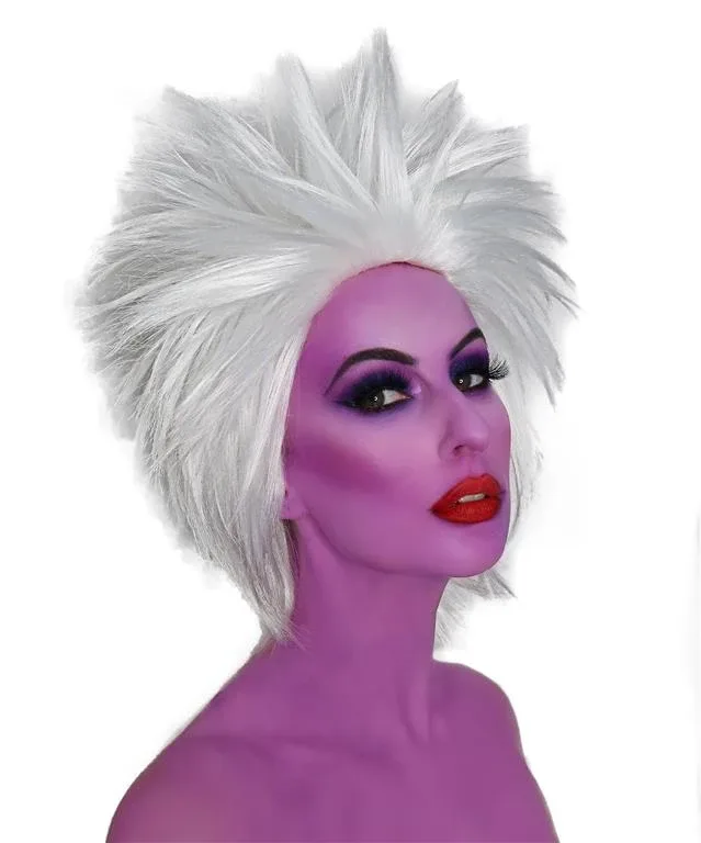 White Spiky Sea Witch Wig