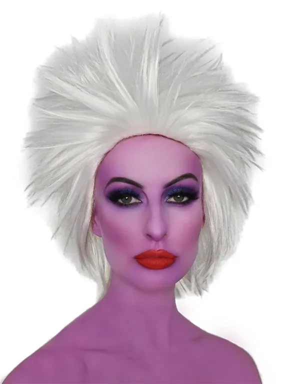 White Spiky Sea Witch Wig