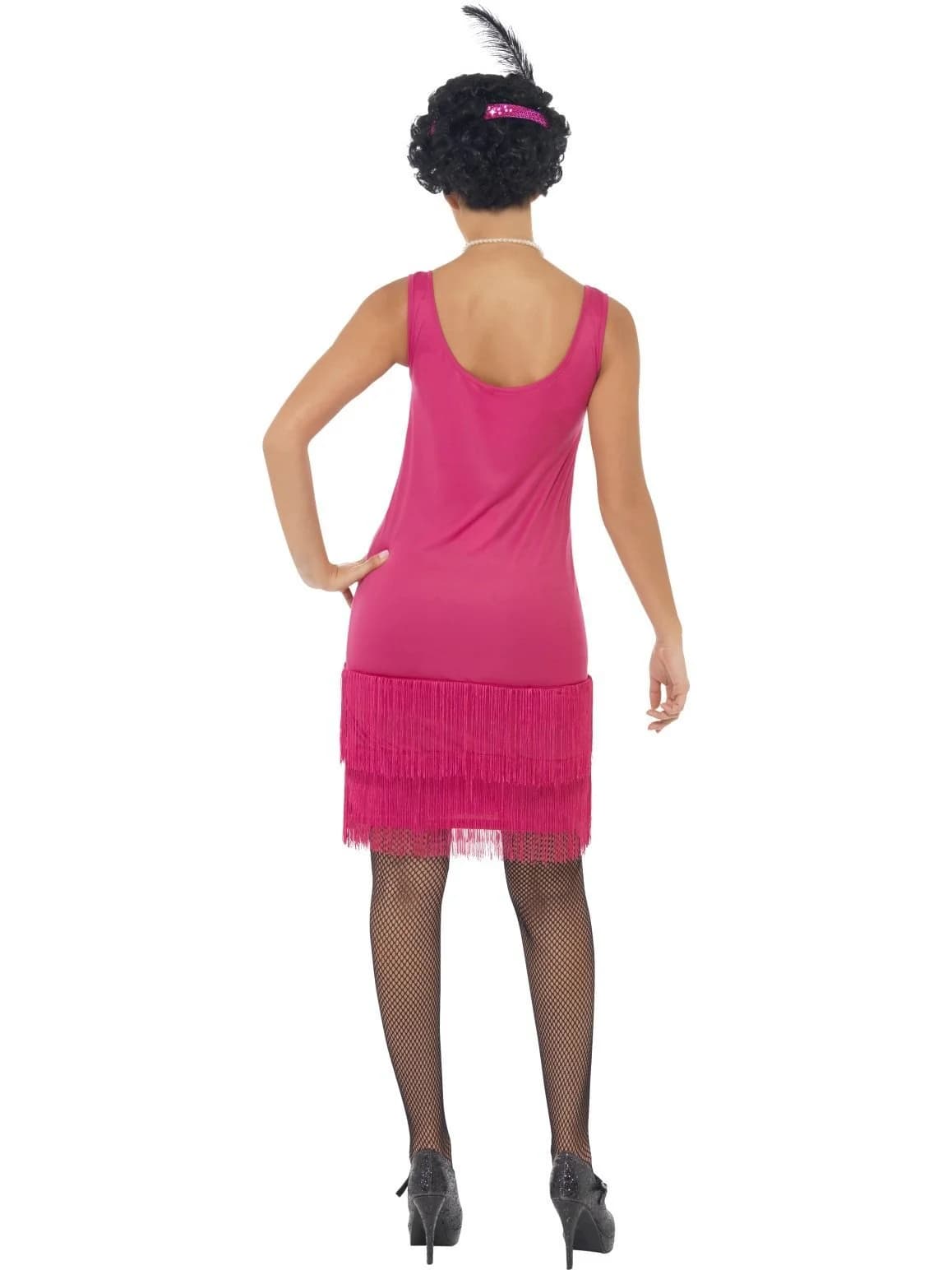 Women's Hot Pink Flapper Costume