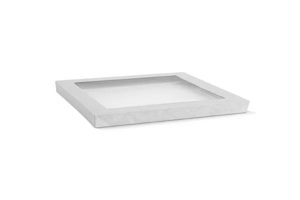 Tapered White Medium Catering Tray & Lid (35x25x8cm)