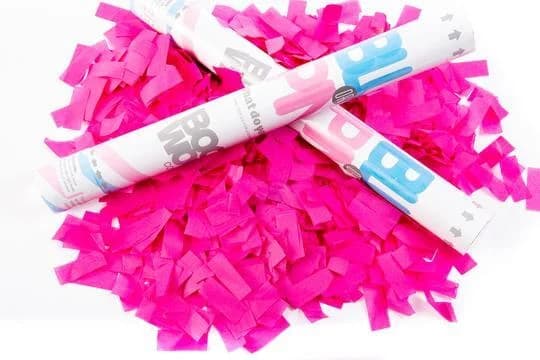 Gender Reveal Confetti Cannon Pink