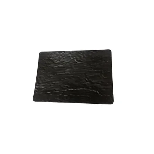 Melamine Rectangular Platter -- BLACK
