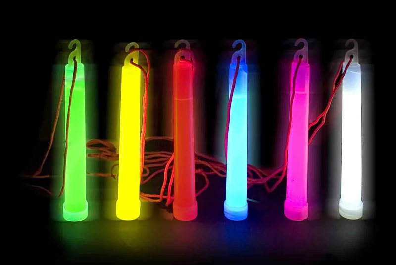 Pk 25 - 6"x15mm Glow Sticks (Yellow)