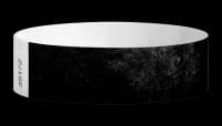 Black Tyvek Wristbands - Pk 100