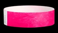 Neon Pink Tyvek Wristbands - Pk 100
