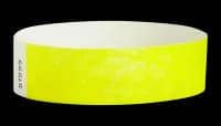 Neon Yellow Tyvek Wristbands - Pk 100