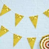 Gold PET Bunting