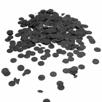 250g Balloon Confetti - Black (2cm)