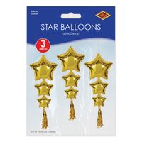 Star Balloons w/Tassels