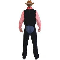 Cowboy Vest and Chaps Set Adult Costume