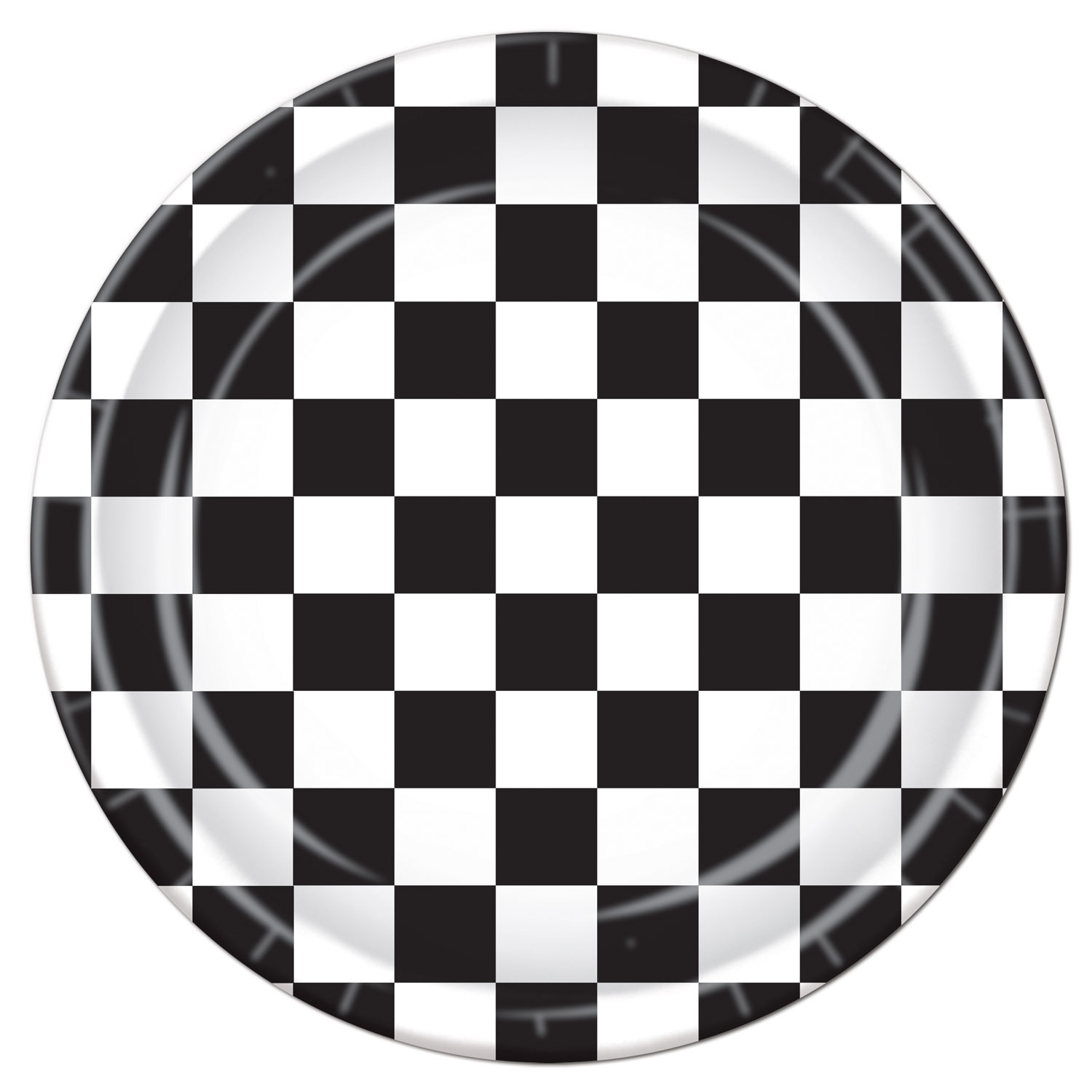Checkered Plates 8/pkg, 22.86cm Perth