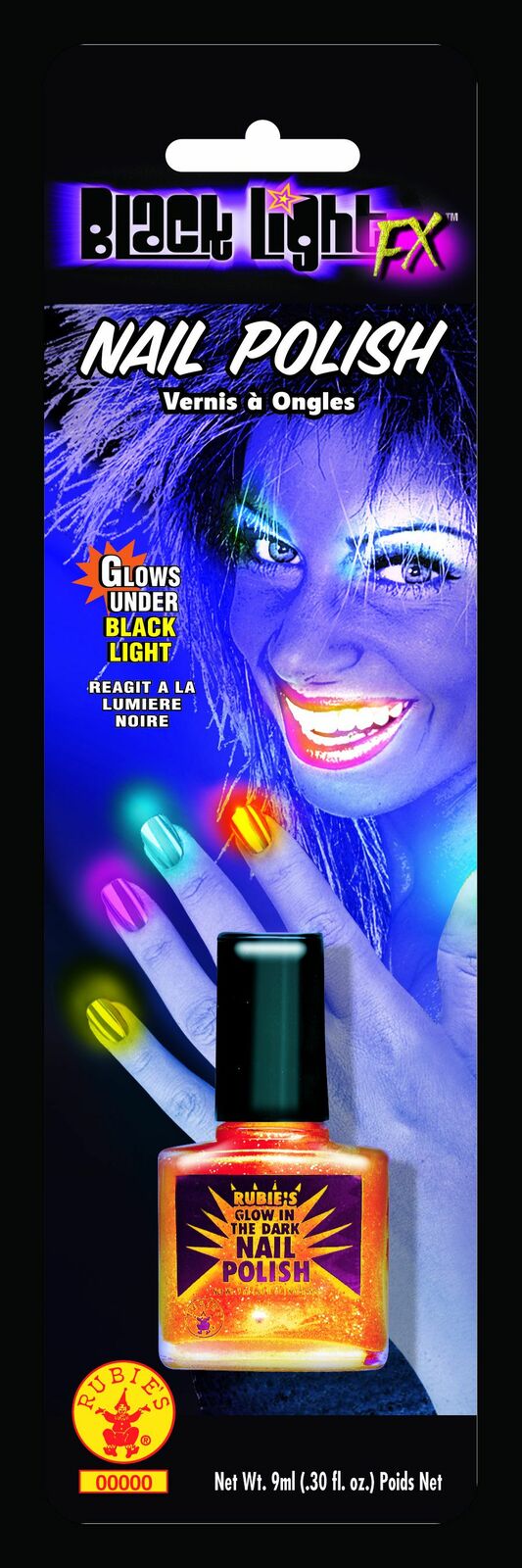 Black Light Nail Varnish Orange Perth