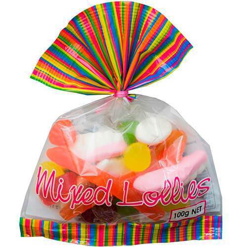 Mixed Lollies Flare Bag 100g