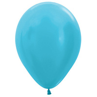 Pearlescent Azure Latex Balloons (30cm) - Pk 100