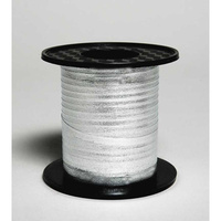 Metallic Silver Curling Balloon Ribbon (225m)