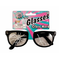 Cracked Nerd Glasses