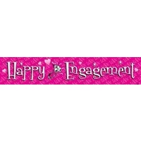 "Happy Engagement" Giant Banner (31x150cm)