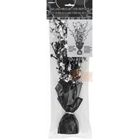 Glitz Black & Silver Centrepiece with Stickers