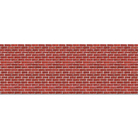 Red Brick Wall Backdrop (1.2m x 9.1m)