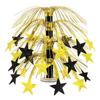 Black & Gold Star Cascade Centrepiece
