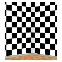 Black & White Check Backdrop (1.2m x 9.1m)