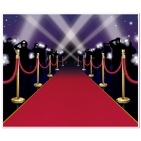 Red Carpet Wall Mural - 1.5m x 1.8m