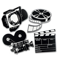 Movie Set Cutouts - Pk 4