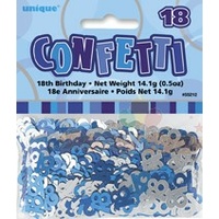 "18" Confetti Blue Glitz - 14g