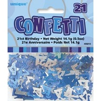 "21" Confetti Blue Glitz - 14g