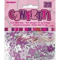 "21" Confetti Pink Glitz - 14g